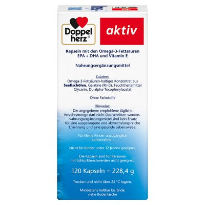 DOPPELHERZ Omega-3 1.400 Kapseln