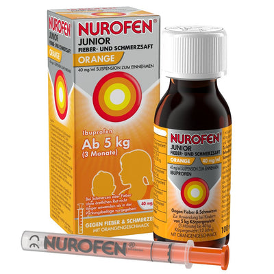 NUROFEN® Junior Fever & Pain Juice Orange 40 mg