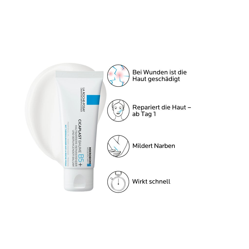 La Roche Posay Cicaplast Baume B5+: Reparierende Creme für geschädigte und irritierte Haut
