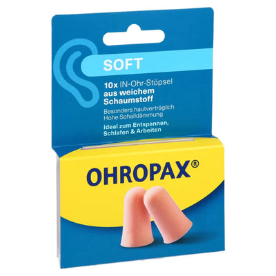 OHROPAX soft foam plugs - 10 pieces
