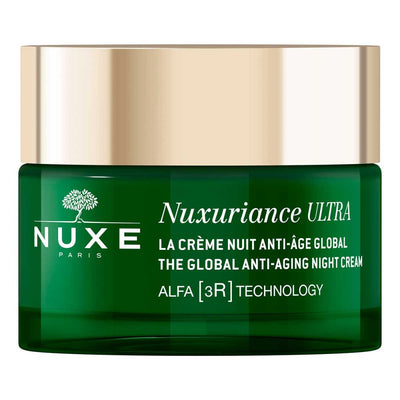 Nuxuriance® Ultra skin-densifying anti-aging night cream against wrinkles and loss of firmness in dry, sensitive, mature skin