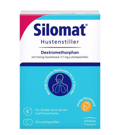 Silomat® DMP against dry cough Lozenges with honey