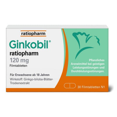 Ginkobil ratiopharm 120mg - for memory problems