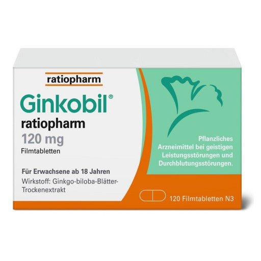 Ginkobil ratiopharm 120mg - bei Gedächtnisproblemen