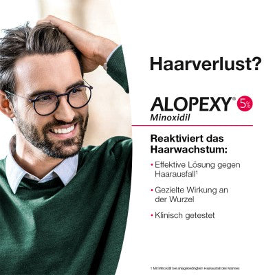ALOPEXY® 5 % Haarwachstum reaktivierende Lösung - 3X60 ml