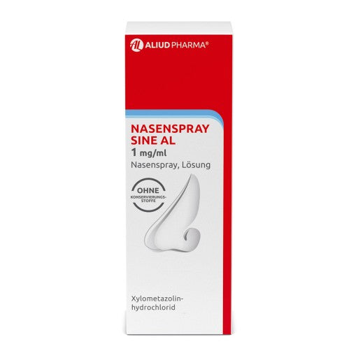 Nasenspray Sine AL 1 mg/ml - Abschwellung der Nasenschleimhaut bei Schnupfen