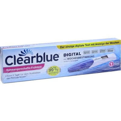 CLEARBLUE pregnancy test with week determination