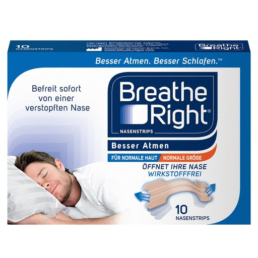 BESSER Atmen Breathe Right Nasenpfl.groß beige