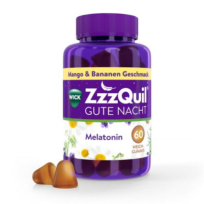 WICK ZzzQuil Good night with melatonin mango-banana
