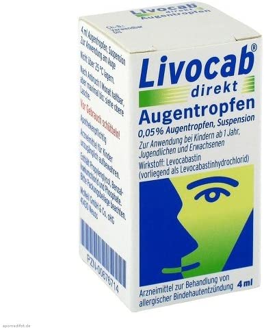 LIVOCAB Direkt Augentropfen 4ml