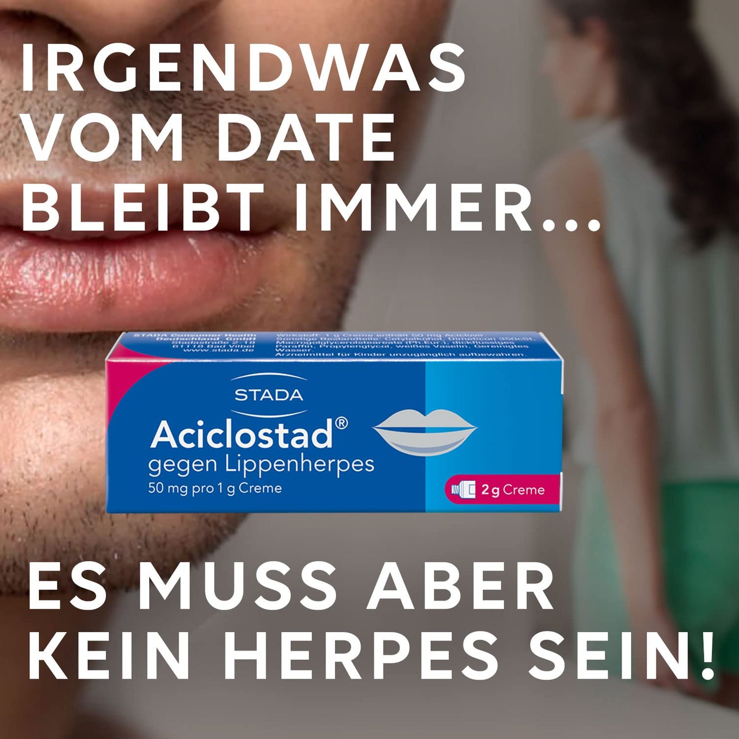 ACICLOSTAD Creme gegen Lippenherpes