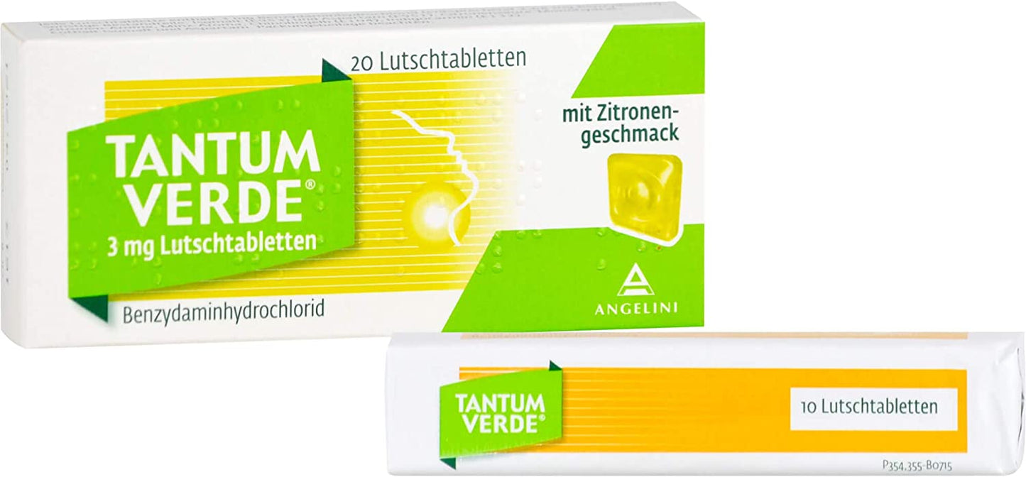 TANTUM VERDE 3 mg Lutschtabletten mit Zitronengeschmack