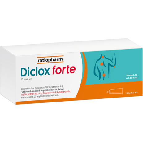 DICLOX forte Schmerzgel ratiopharm