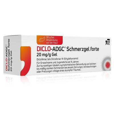 DICLO pain gel forte - For short-term local, symptomatic treatment of mild to moderate pain in acute strains, sprains or bruises