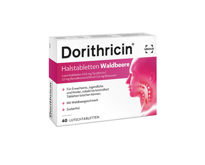 Dorithricin Throat Lozenges Wild Berry