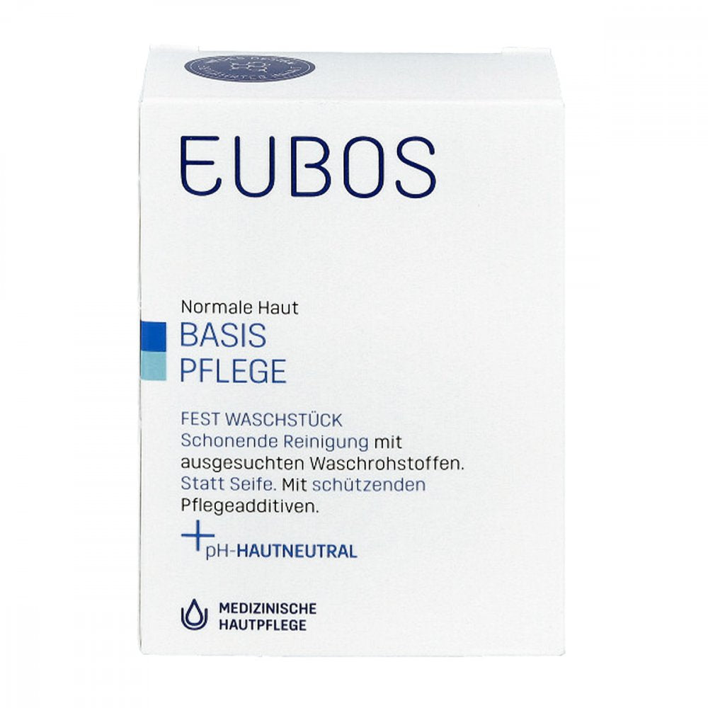 EUBOS BASIS PFLEGE FEST WASCHSTÜCK - pH Hautneutral - 125g