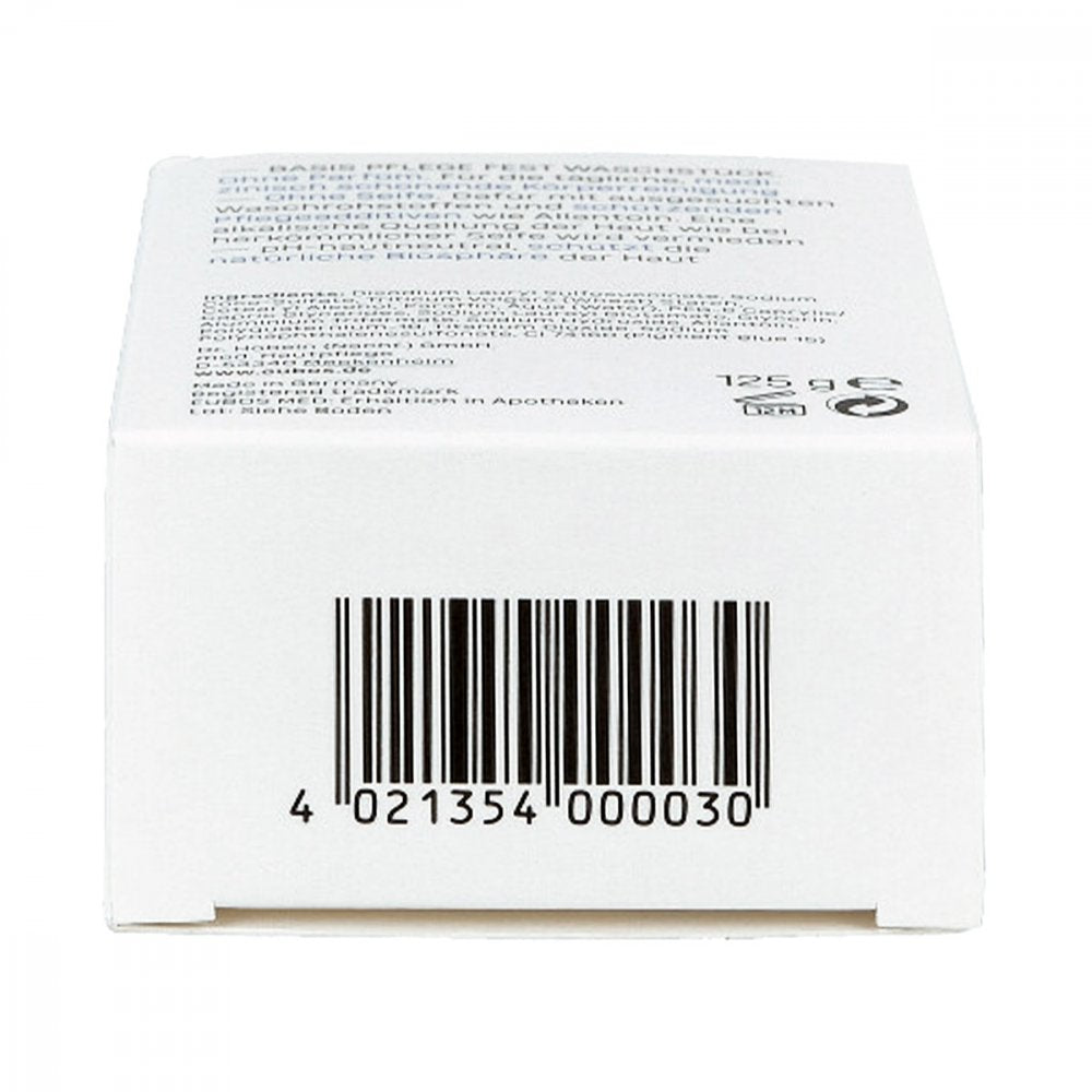 EUBOS BASIS PFLEGE FEST WASCHSTÜCK - pH Hautneutral - 125g