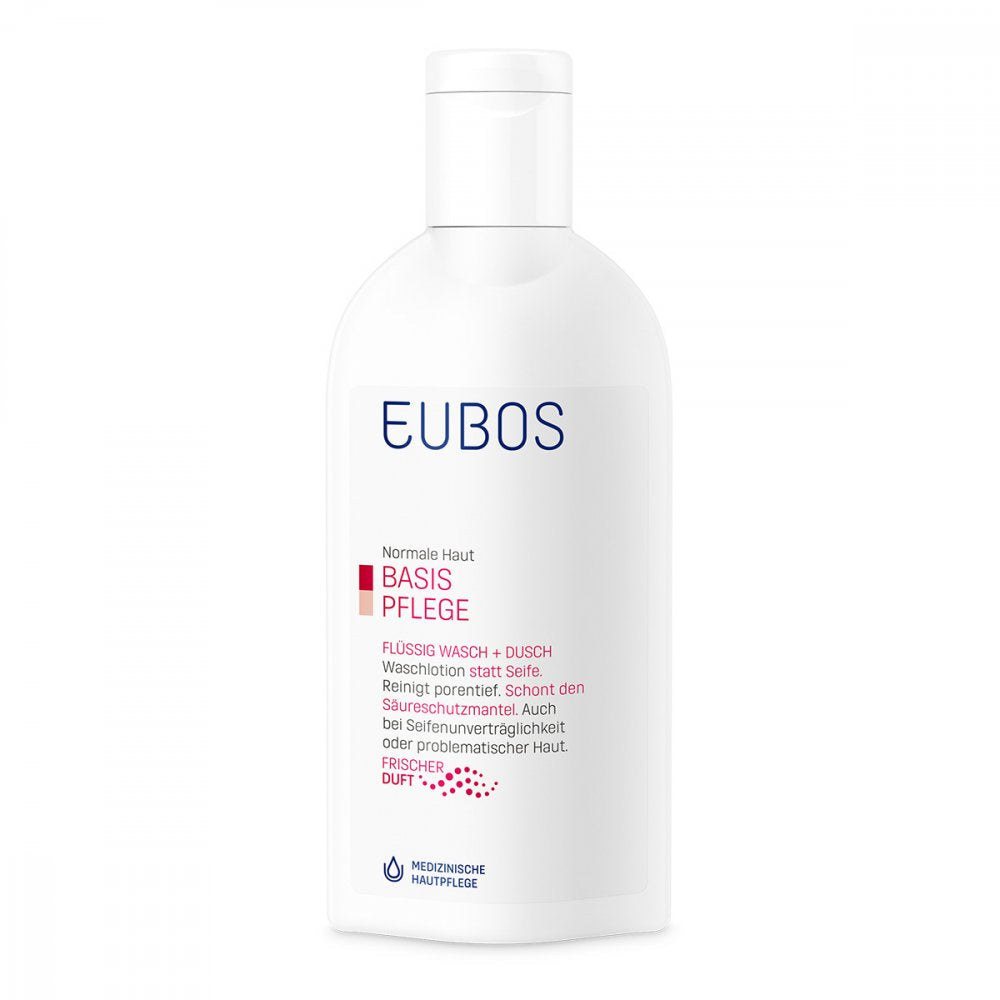EUBOS BASIS PFLEGE FLÜSSIG ROT WASCH + DUSCH - 200ml