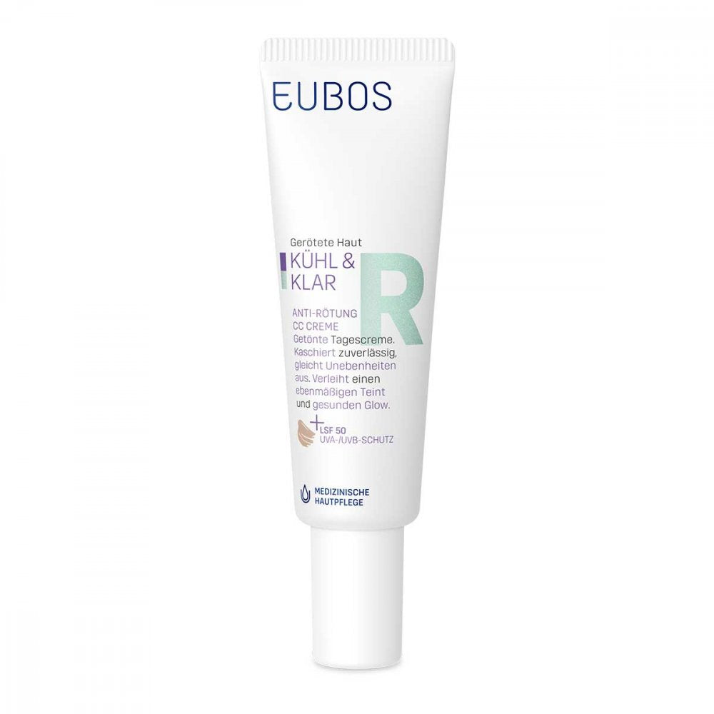 EUBOS KÜHL & KLAR ANTI-RÖTUNG CC CREME LSF 50 - 30ml