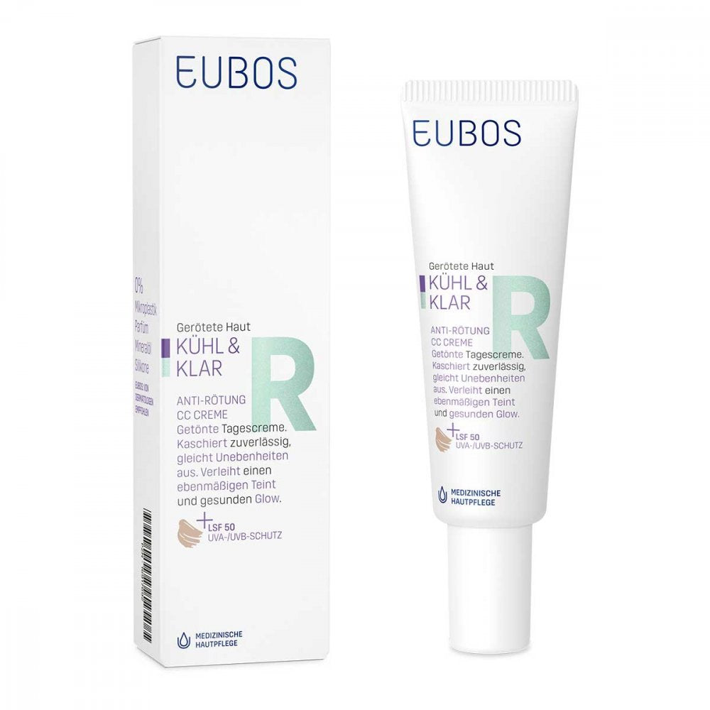 EUBOS KÜHL & KLAR ANTI-RÖTUNG CC CREME LSF 50 - 30ml