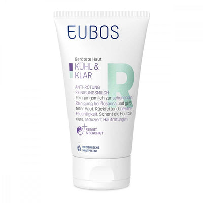 EUBOS KÜHL & KLAR ANTI-REDNESS CLEANSING MILK - 150ml