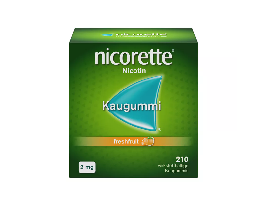 nicorette 2 mg freshfruit Kaugummi