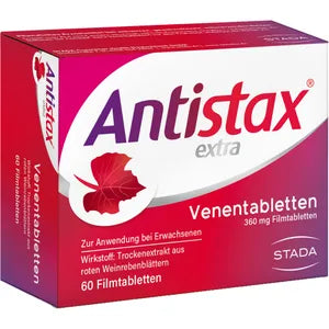 Antistax Extra vein tablets - for heavy and swollen legs, nocturnal calf cramps, venous insufficiency
