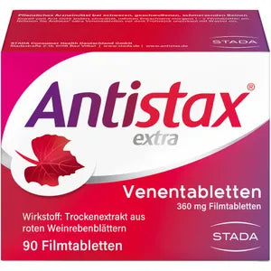 Antistax Extra vein tablets - for heavy and swollen legs, nocturnal calf cramps, venous insufficiency