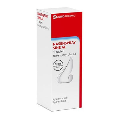 Nasenspray Sine AL 1 mg/ml -  Abschwellung der Nasenschleimhaut bei Schnupfen