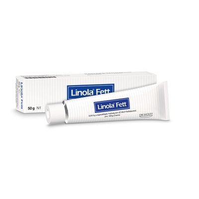 Linola Fett: Fettcreme für sehr trockene, rissige oder juckende Haut und bei Neurodermitis
