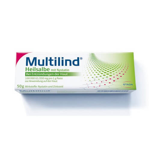 MULTILIND Heilsalbe mit Nystatin und Zinkoxid