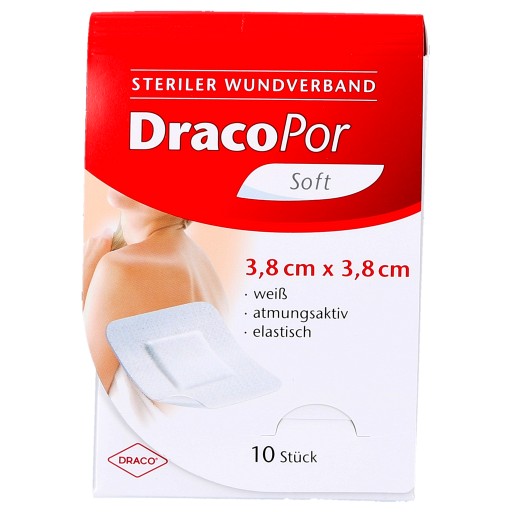 DRACOPOR Wundverband 3,8x3,8 cm steril