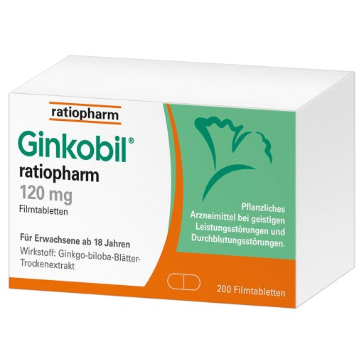 Ginkobil ratiopharm 120mg - bei Gedächtnisproblemen